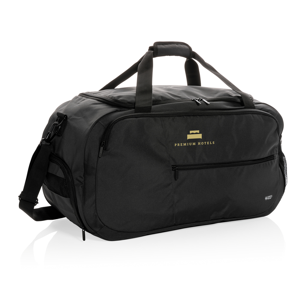 Bolsa de viaje deportiva Swiss Peak AWARE ™ RPET - Bolsas personalizadas de deporte - Regalo Promocional Personalizado - imagen 9