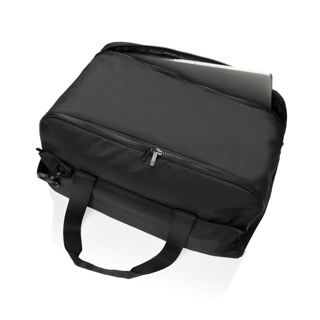 Bolsa fin de semana y portátil 15,6" personalizada Swiss Peak Aware RPET - Bolsas personalizadas de deporte - Regalo Promocional Personalizado - imagen 6