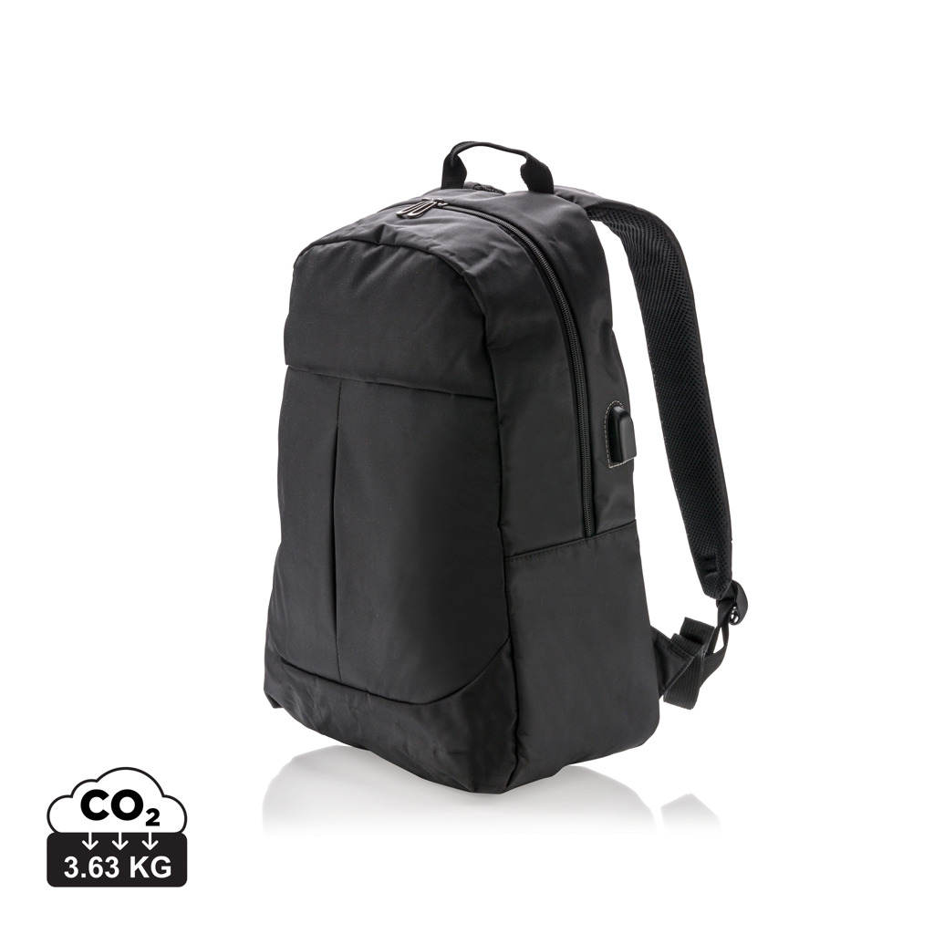 Mochila para portátil personalizada con USB - Mochilas personalizadas - Regalo Promocional Personalizado