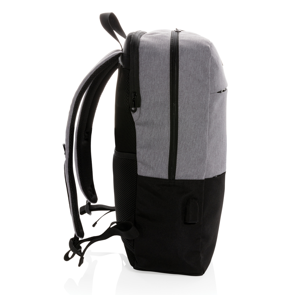 Mochila moderna para portátil personalizada de 15.6" USB y RFID sin PVC - Mochilas personalizadas - Regalo Promocional Personalizado - imagen 4