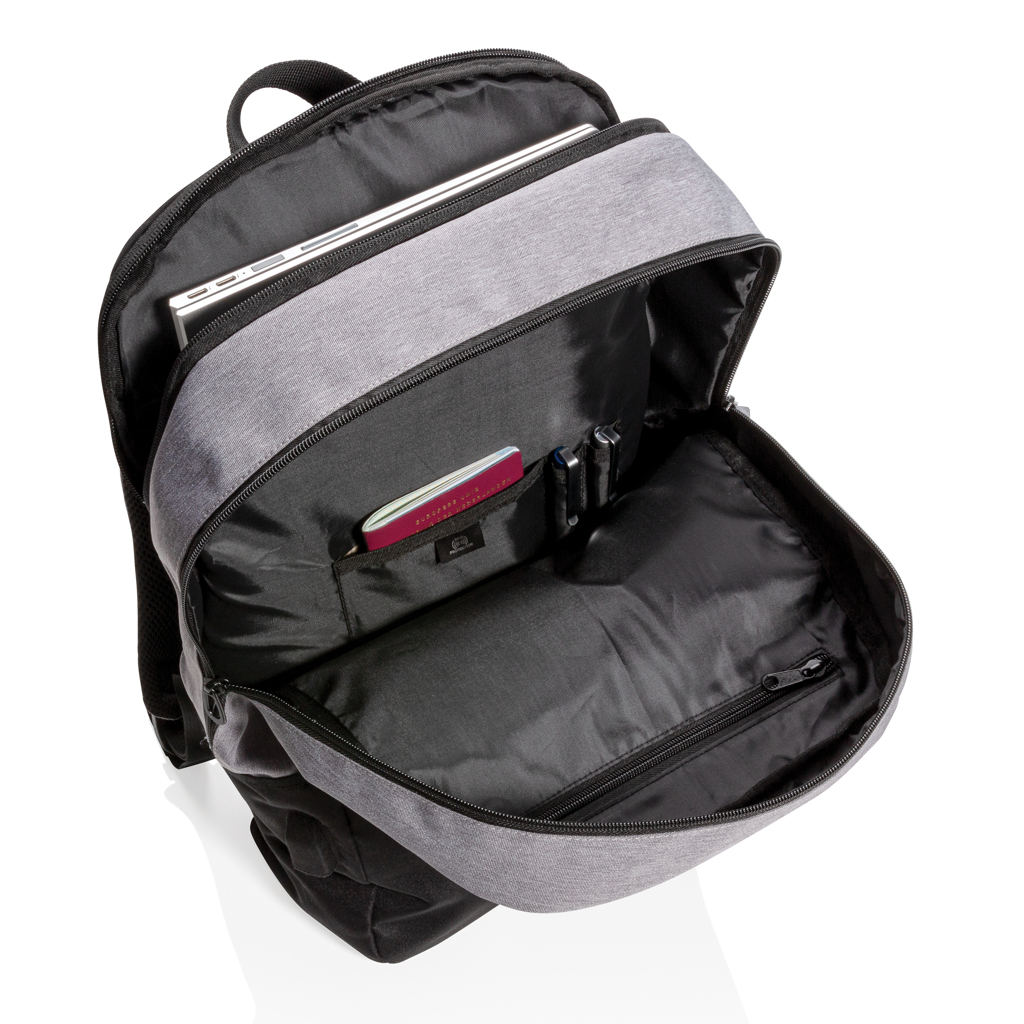 Mochila moderna para portátil personalizada de 15.6" USB y RFID sin PVC - Mochilas personalizadas - Regalo Promocional Personalizado - imagen 10