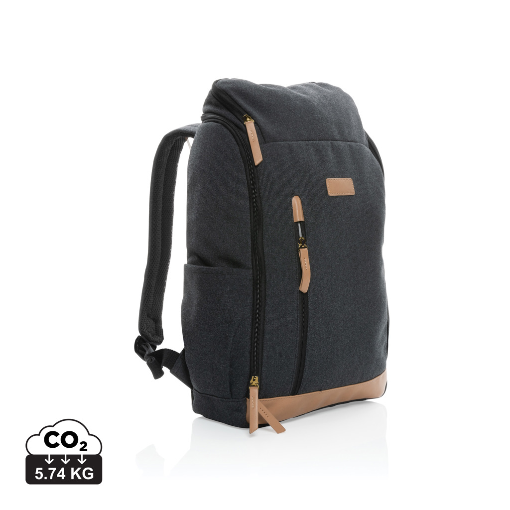Mochila para ordenador portátil personalizada de 15" Impact AWARE 16 oz - Mochilas personalizadas - Regalo Promocional Personalizado