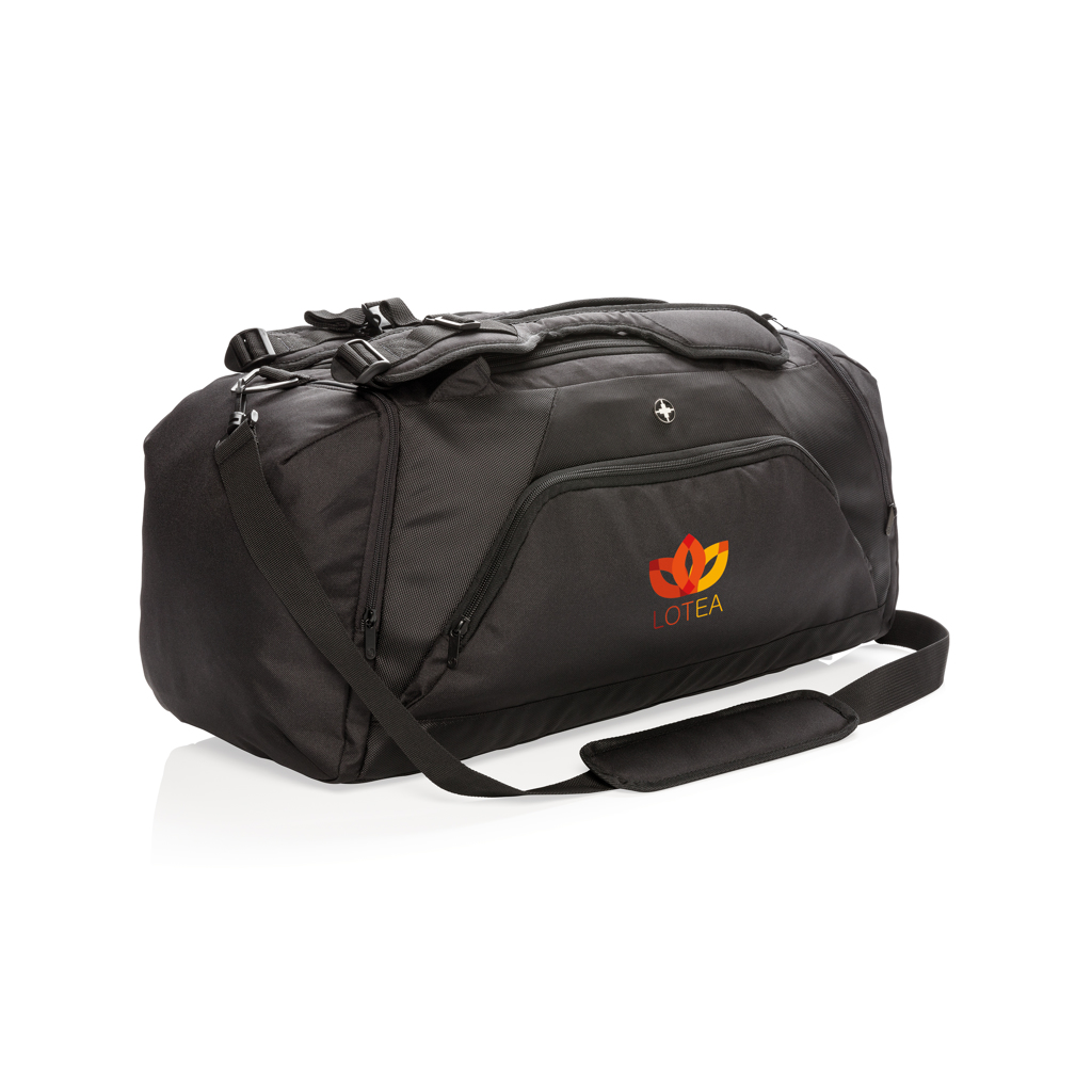 Bolsa y mochila deportiva personalizada Swiss Peak RFID - Mochilas personalizadas - Regalo Promocional Personalizado - imagen 8