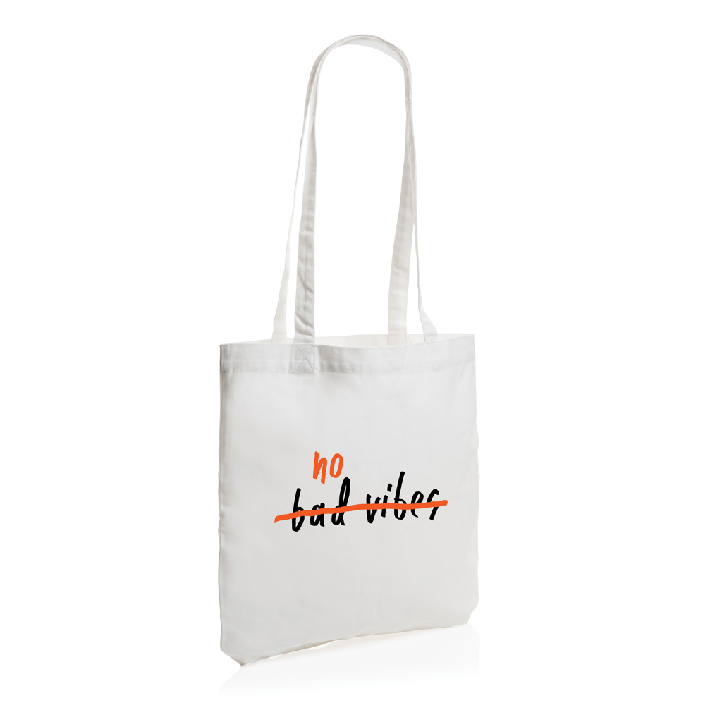 Bolsa de algodón reciclado Impact Aware ™ - Bolsas personalizadas - Regalo Promocional Personalizado - imagen 4
