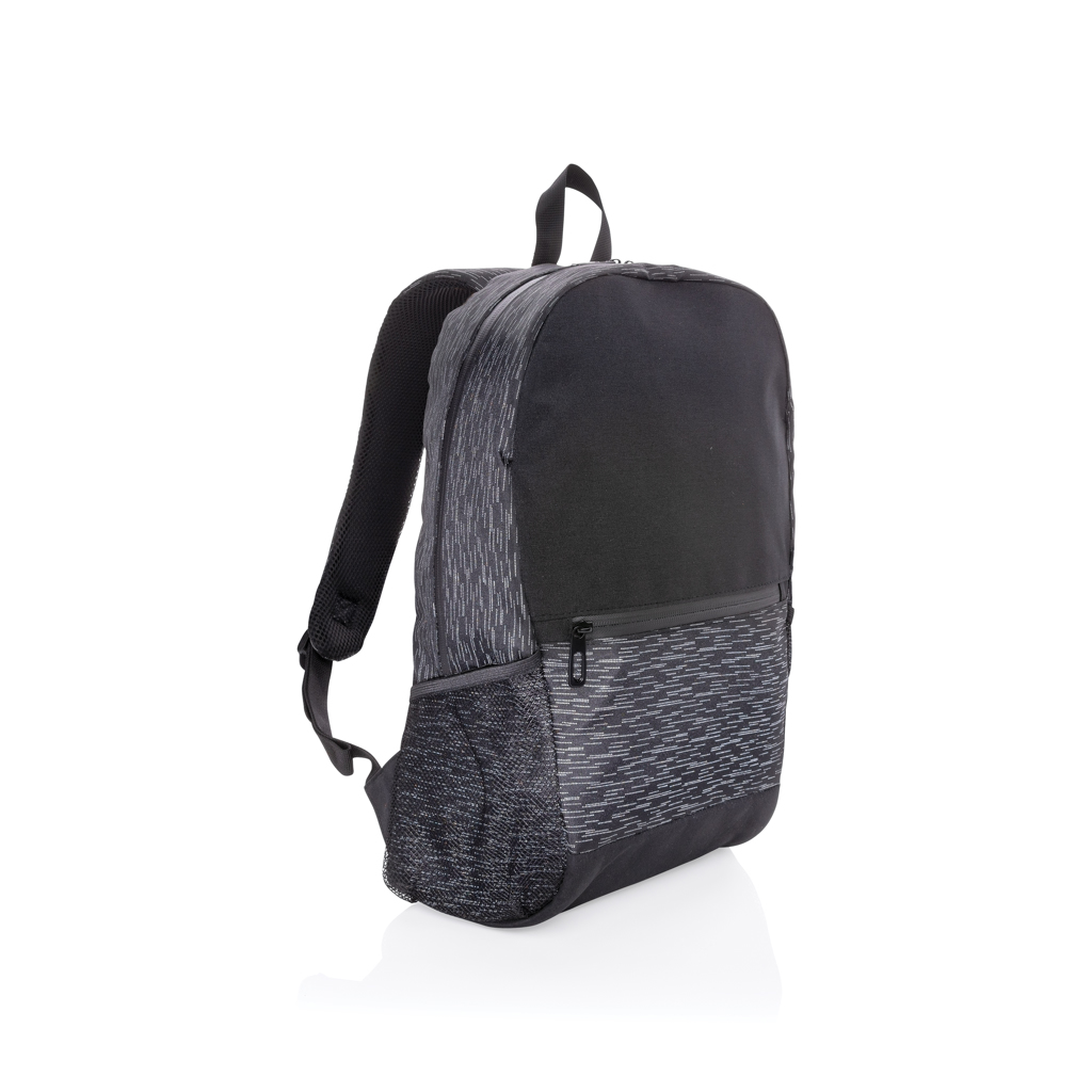 Mochila reflectante para portátil personalizada RPET con trazador AWARE - Mochilas personalizadas - Regalo Promocional Personalizado - vista alternativa