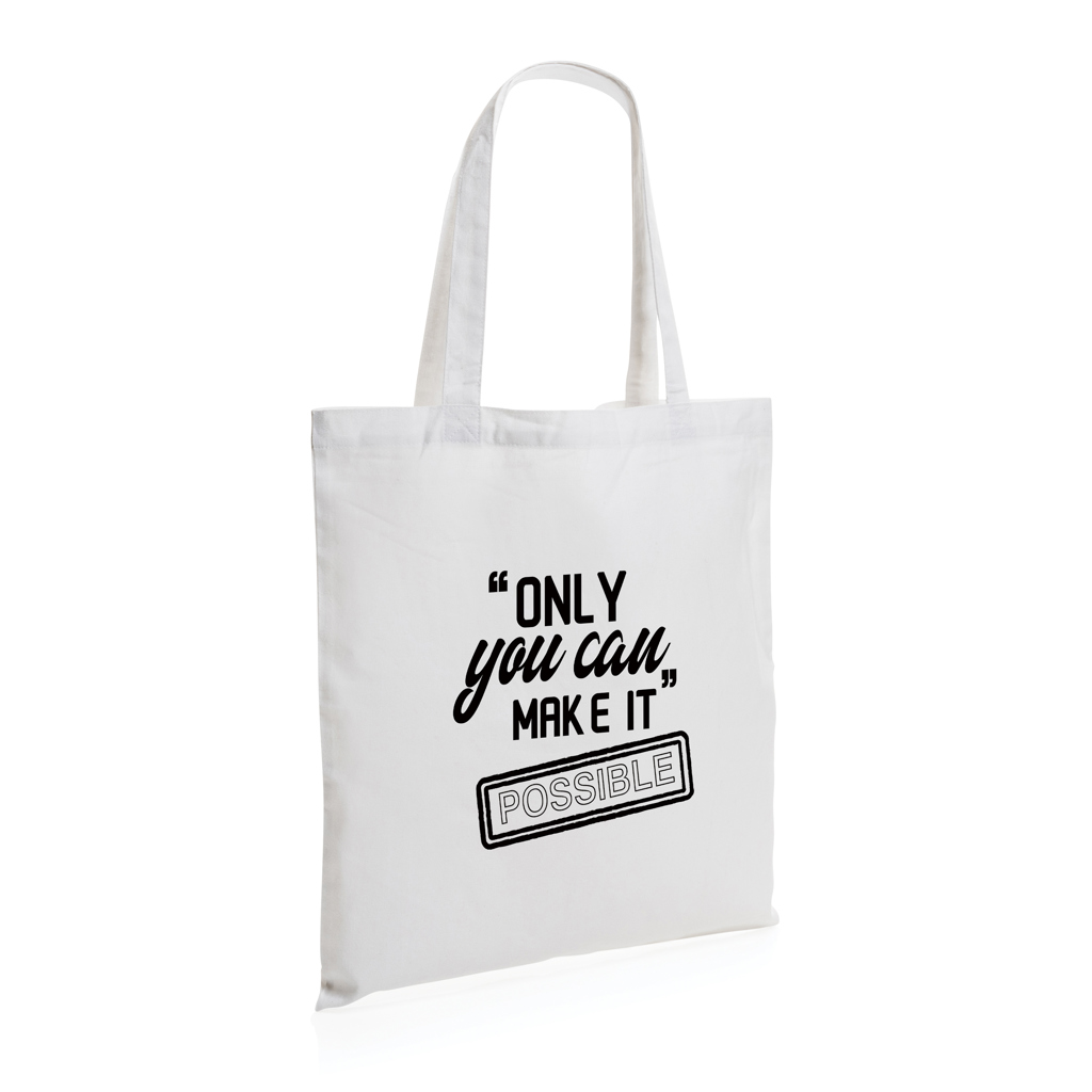 Tote de algodón reciclado 145gr Impact AWARE ™ - Bolsas personalizadas - Regalo Promocional Personalizado - imagen 4