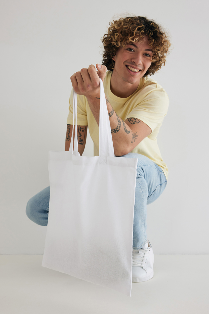 Tote de algodón reciclado 145gr Impact AWARE ™ - Bolsas personalizadas - Regalo Promocional Personalizado - imagen 5