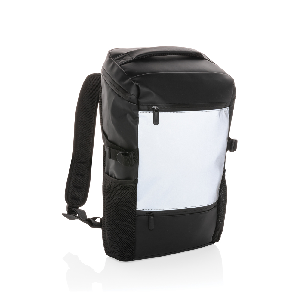 Mochila eflectante para portátil personalizada  de PU  de 15,6" - Mochilas personalizadas - Regalo Promocional Personalizado - vista alternativa