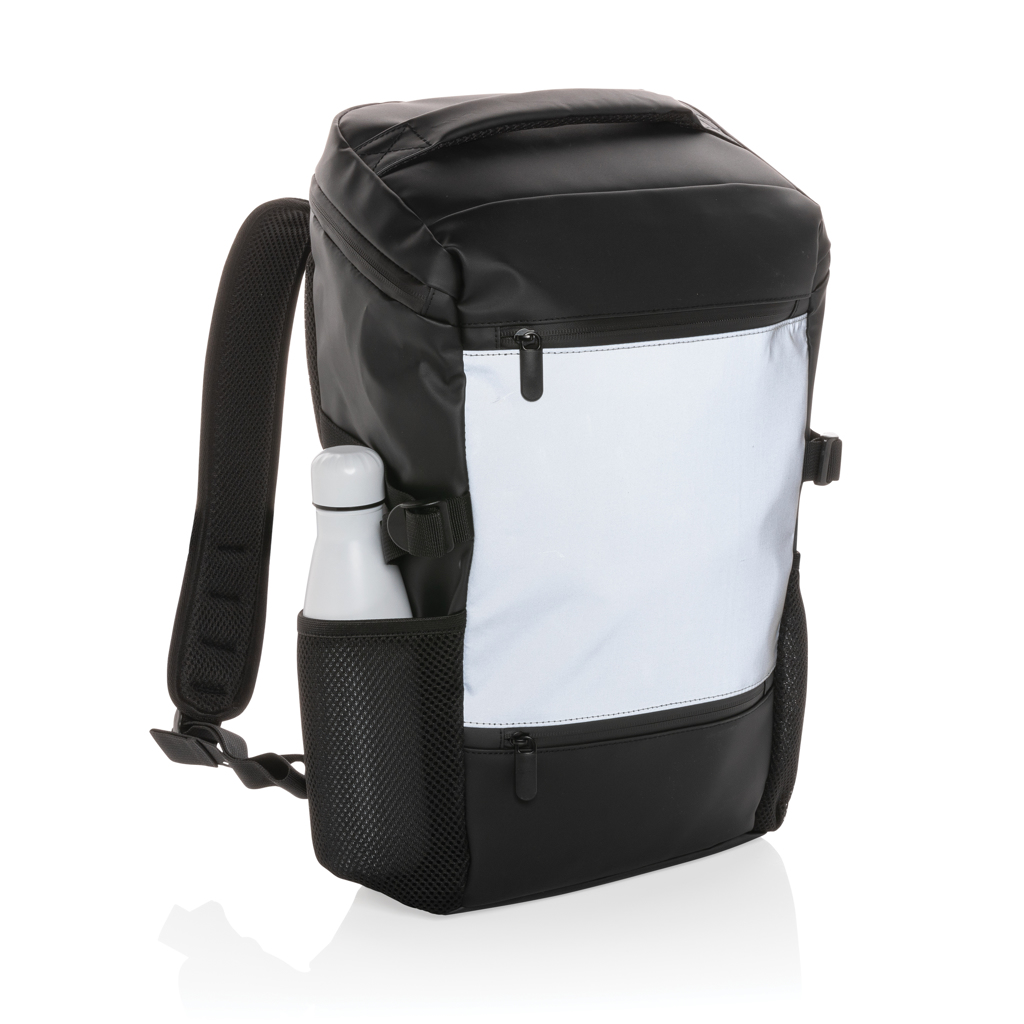 Mochila eflectante para portátil personalizada  de PU  de 15,6" - Mochilas personalizadas - Regalo Promocional Personalizado - imagen 3