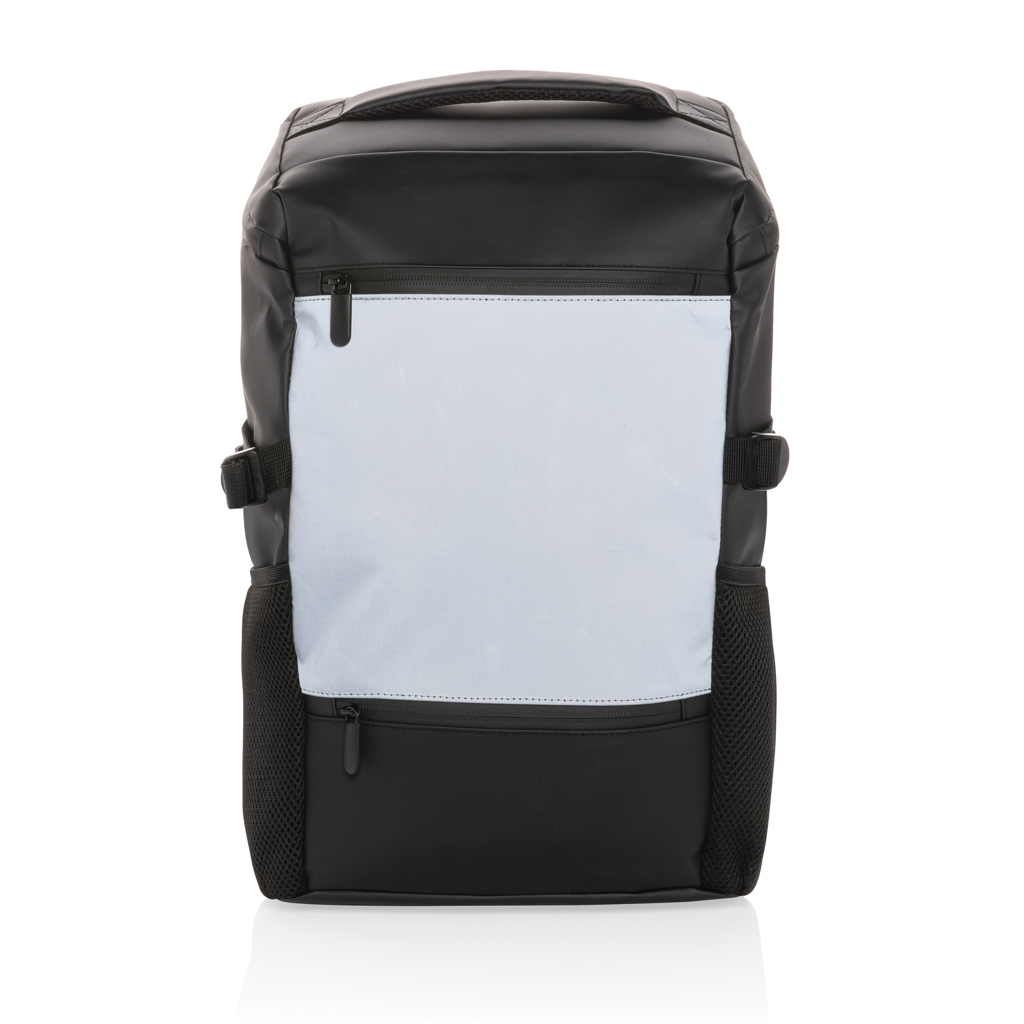 Mochila eflectante para portátil personalizada  de PU  de 15,6" - Mochilas personalizadas - Regalo Promocional Personalizado - imagen 4