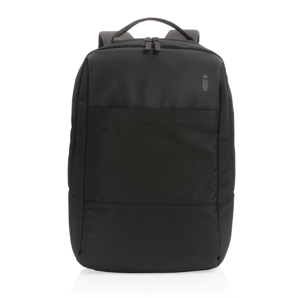 Mochila para portátil personalizada Swiss Peak AWARE RPET de 15,6" - Mochilas personalizadas - Regalo Promocional Personalizado - imagen 3