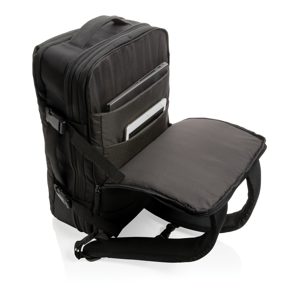Mochila extensible personalizada Swiss Peak AWARE RPET de 15.6" expandible - Mochilas personalizadas - Regalo Promocional Personalizado - imagen 11