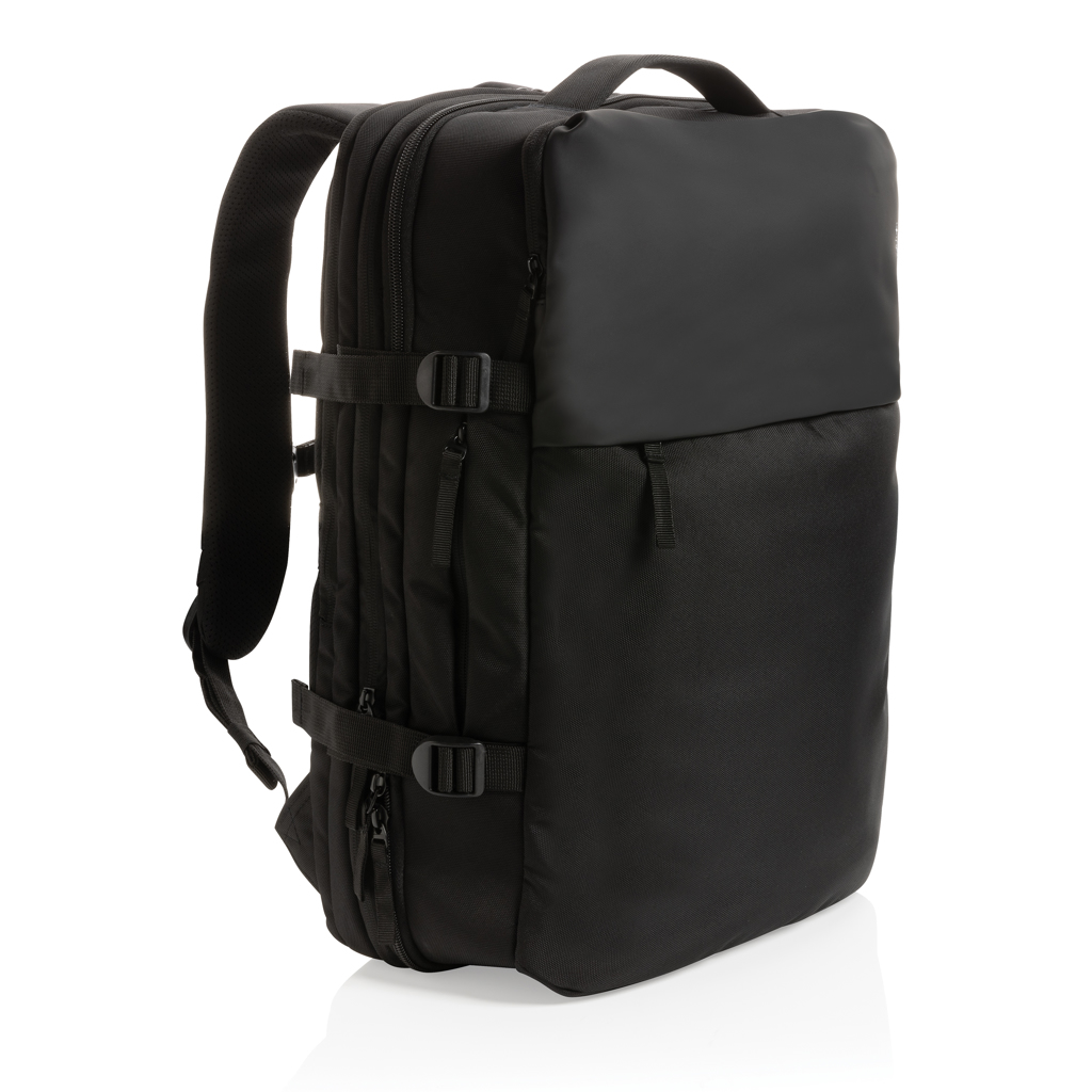 Mochila extensible personalizada Swiss Peak AWARE RPET de 15.6" expandible - Mochilas personalizadas - Regalo Promocional Personalizado - imagen 13