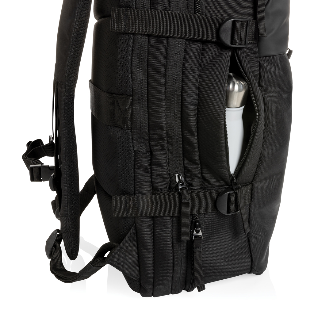 Mochila extensible personalizada Swiss Peak AWARE RPET de 15.6" expandible - Mochilas personalizadas - Regalo Promocional Personalizado - imagen 9