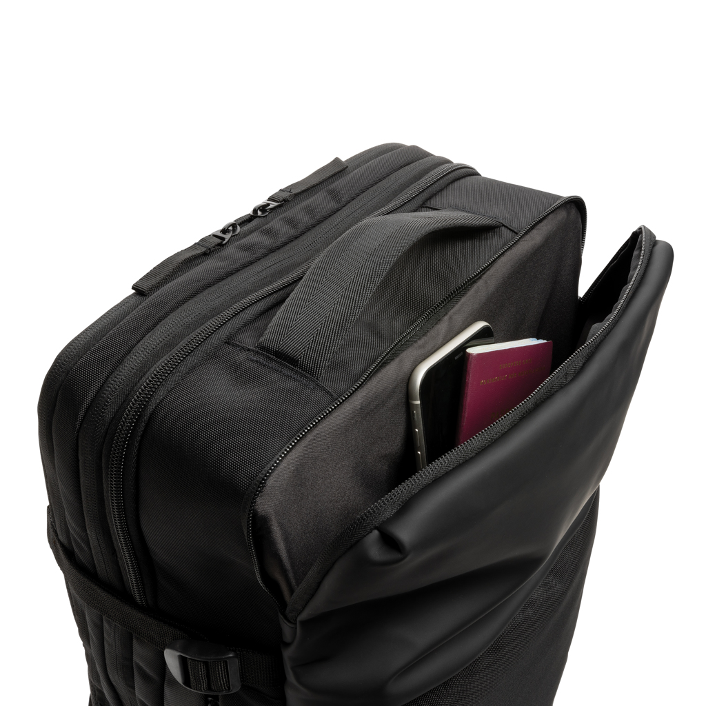 Mochila extensible personalizada Swiss Peak AWARE RPET de 15.6" expandible - Mochilas personalizadas - Regalo Promocional Personalizado - imagen 10