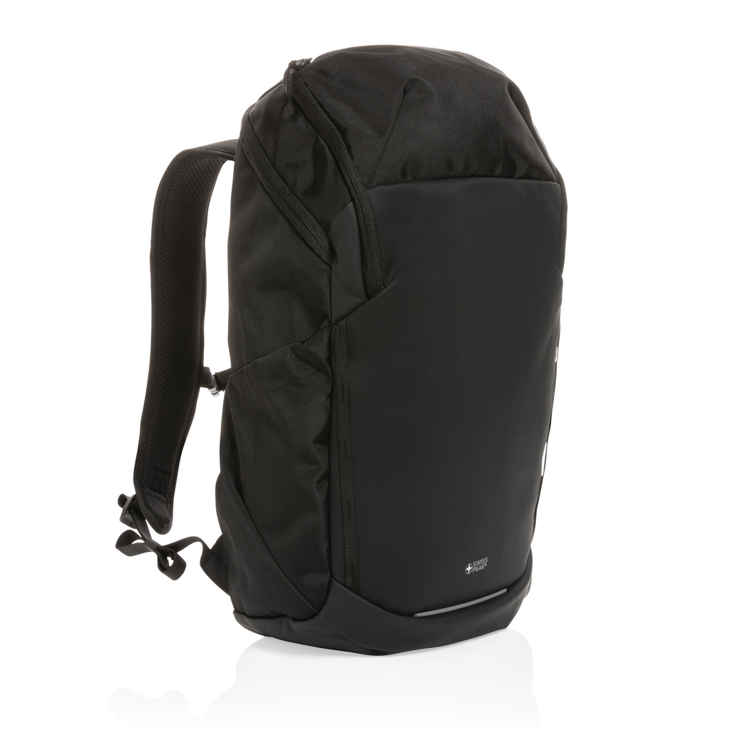 Mochila para portátil 15,6" personalizada de negocios Swiss Peak AWARE RPET resistente - Mochilas personalizadas - Regalo Promocional Personalizado - imagen 11