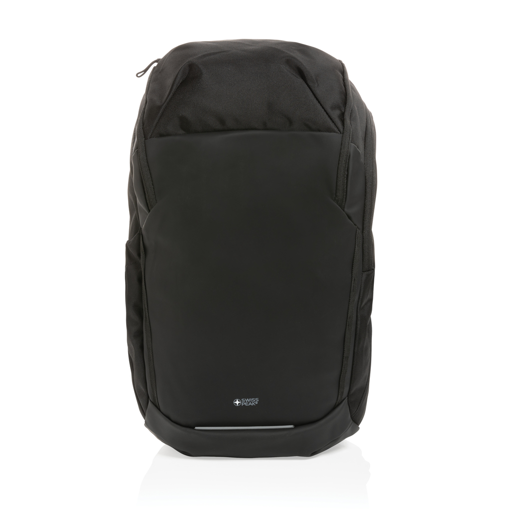 Mochila para portátil 15,6" personalizada de negocios Swiss Peak AWARE RPET resistente - Mochilas personalizadas - Regalo Promocional Personalizado - imagen 3