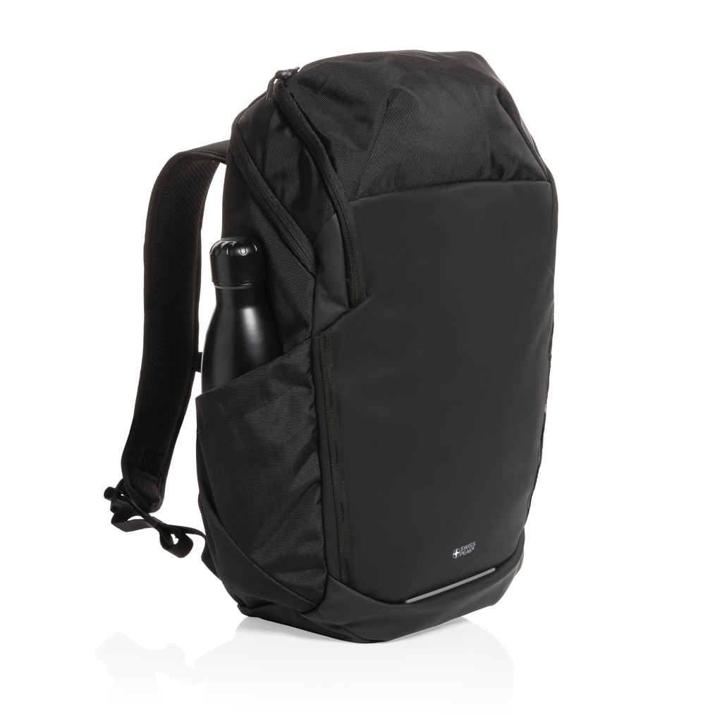 Mochila para portátil 15,6" personalizada de negocios Swiss Peak AWARE RPET resistente - Mochilas personalizadas - Regalo Promocional Personalizado - imagen 4