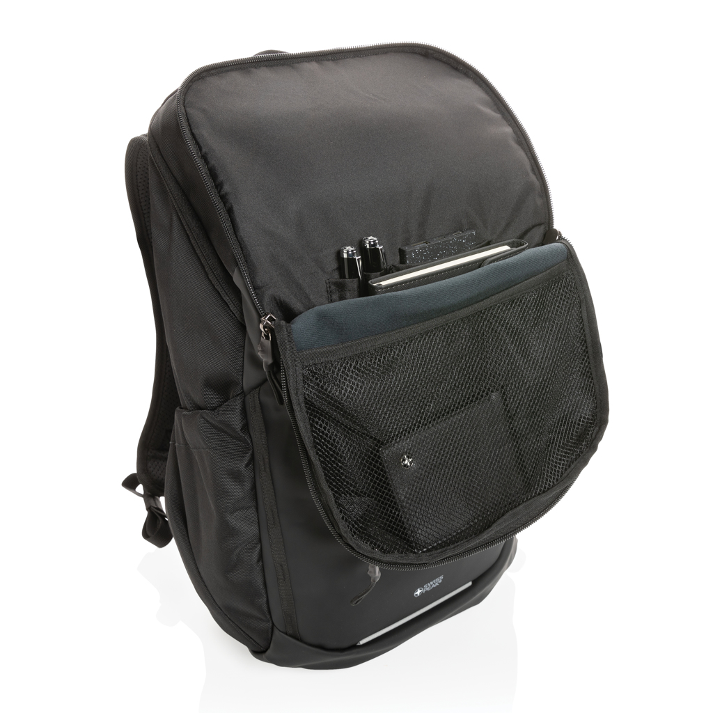 Mochila para portátil 15,6" personalizada de negocios Swiss Peak AWARE RPET resistente - Mochilas personalizadas - Regalo Promocional Personalizado - imagen 8