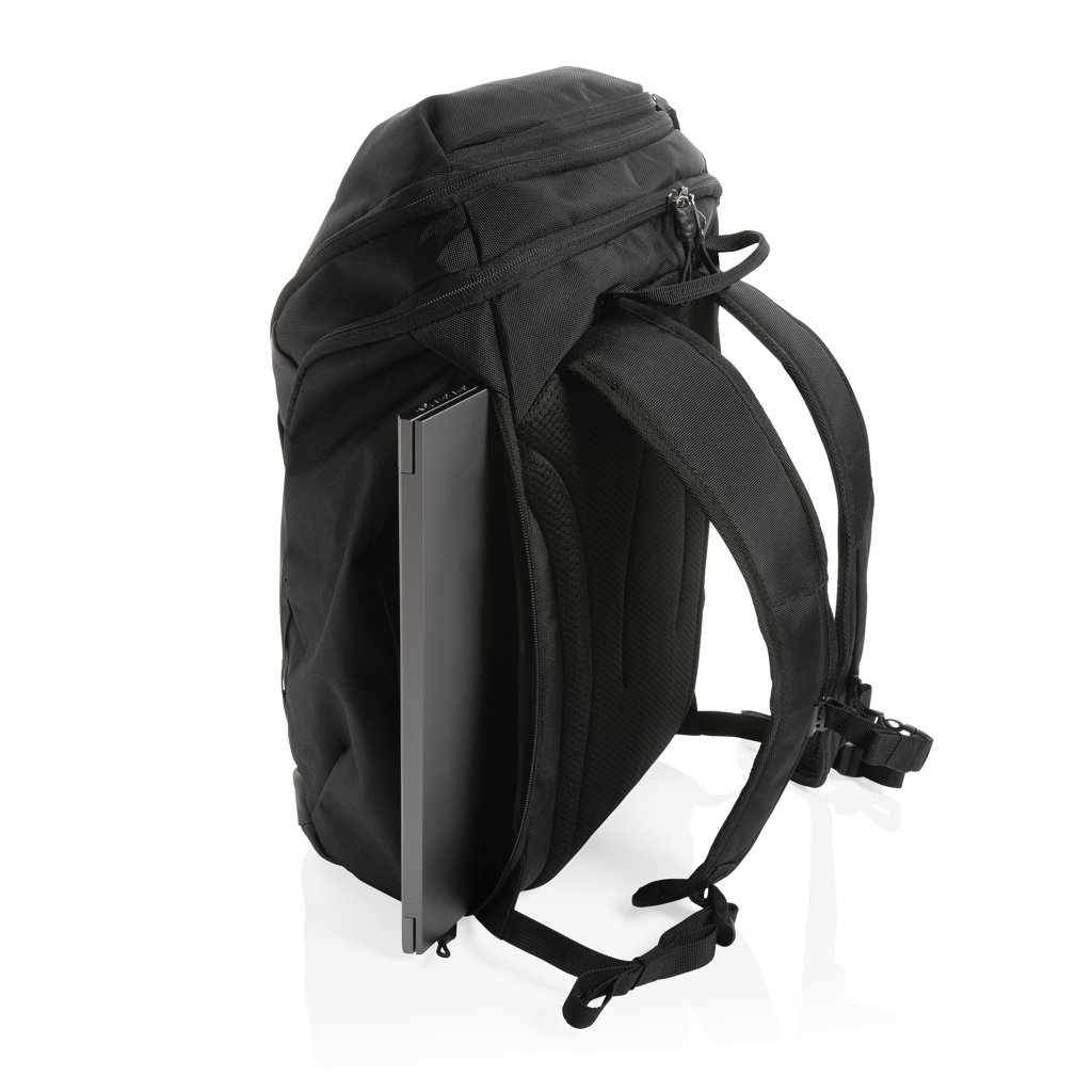 Mochila para portátil 15,6" personalizada de negocios Swiss Peak AWARE RPET resistente - Mochilas personalizadas - Regalo Promocional Personalizado - imagen 10