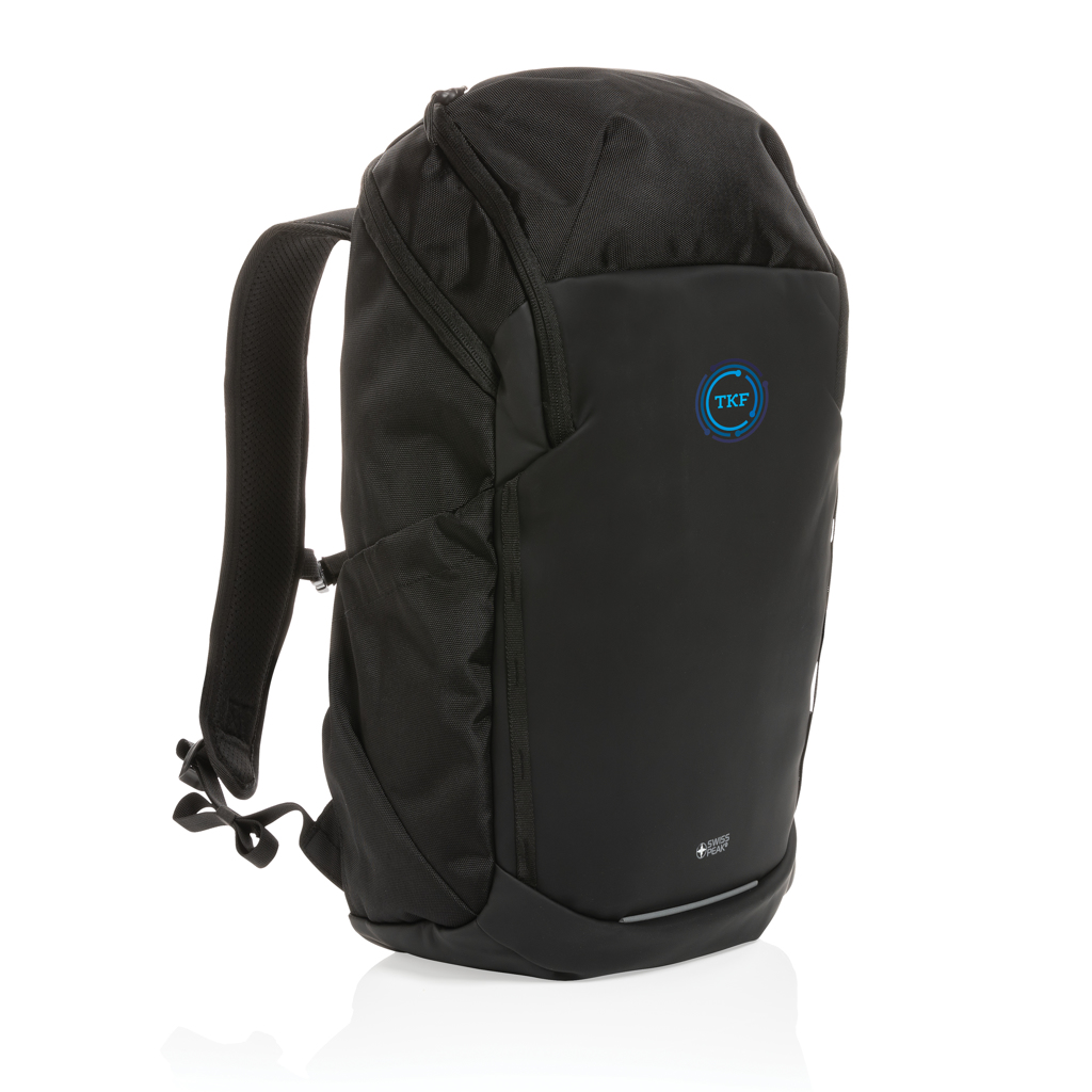 Mochila para portátil 15,6" personalizada de negocios Swiss Peak AWARE RPET resistente - Mochilas personalizadas - Regalo Promocional Personalizado - imagen 12