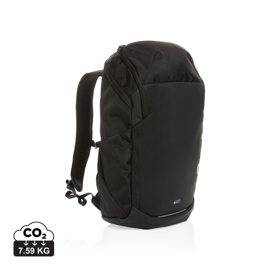 Mochila para portátil 15,6" personalizada de negocios Swiss Peak AWARE RPET resistente - Mochilas personalizadas - Regalo Promocional Personalizado