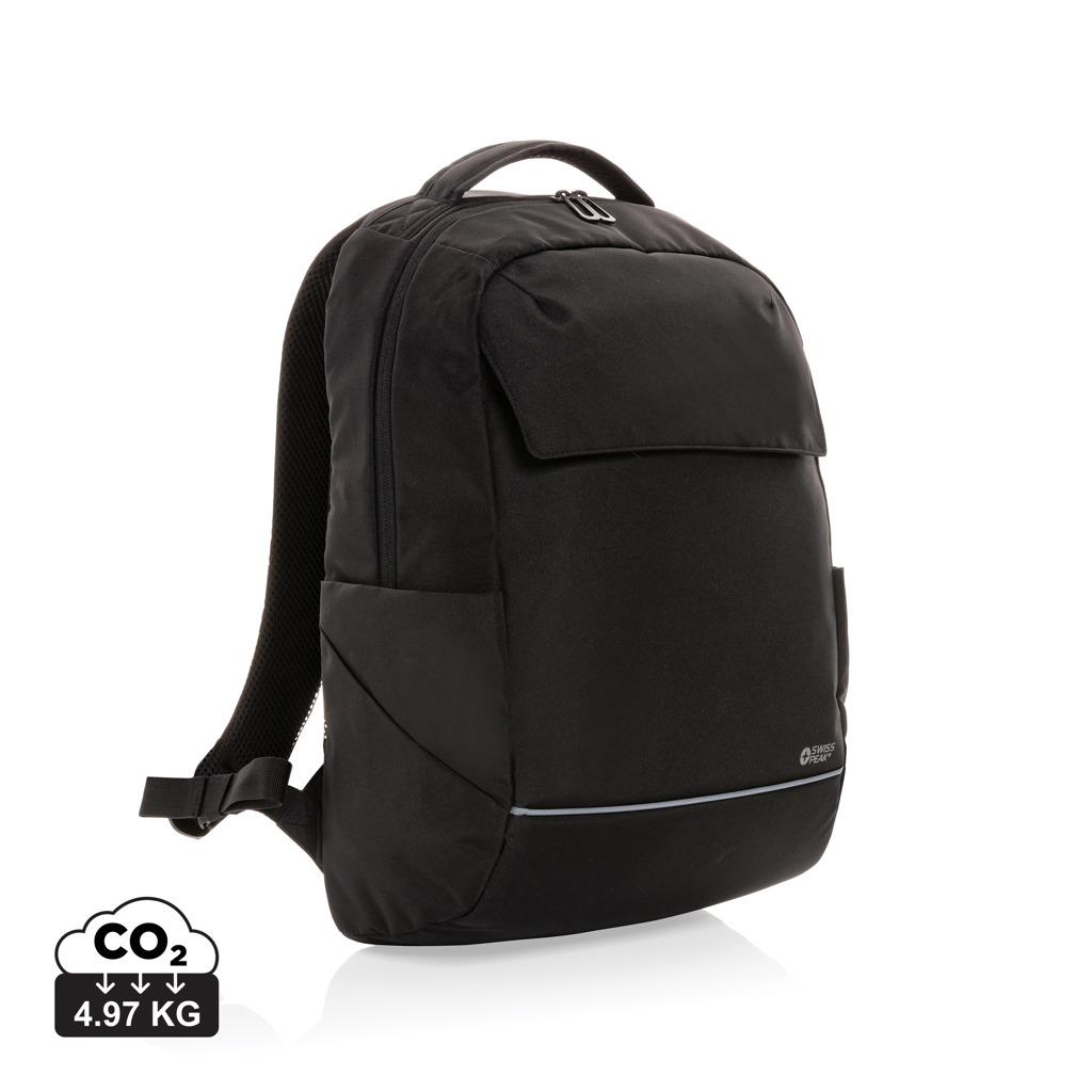 Mochila para portátil Swiss Peak Brooke AWARE™ RPET - Mochilas personalizadas - Regalo Promocional Personalizado