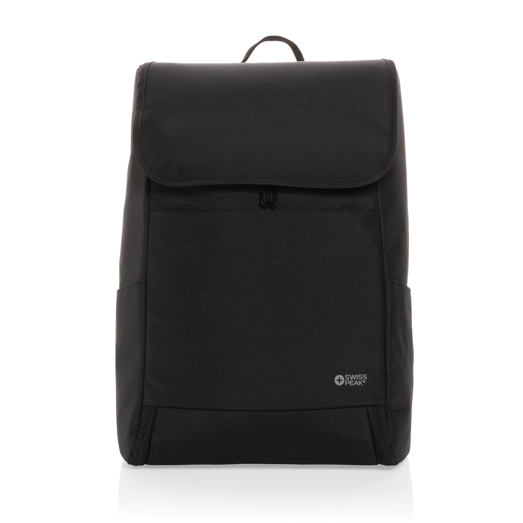 Mochila personalizada Swiss Peak Fern AWARE RPET con cremallera integral de 15" - Mochilas personalizadas - Regalo Promocional Personalizado - imagen 4