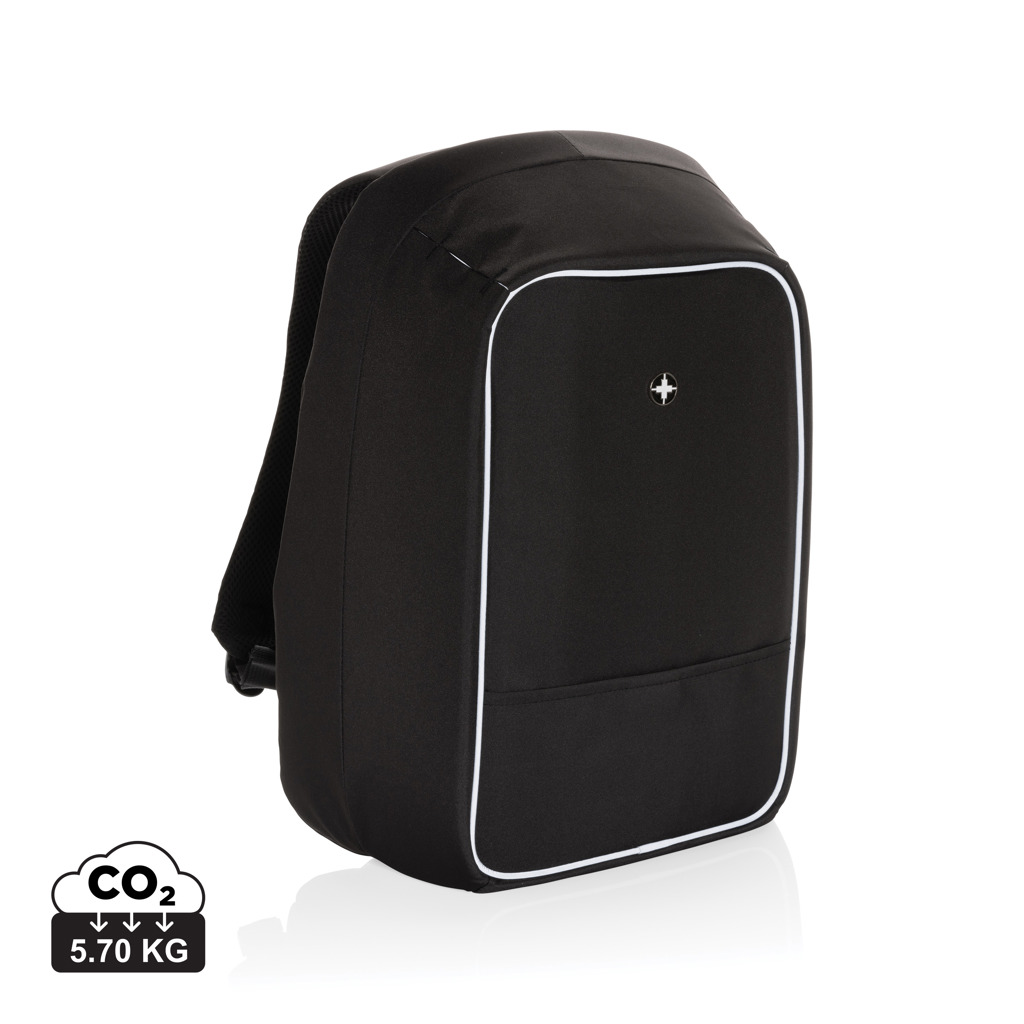 Mochila antirrobo para portátil de 15,6" personalizada Swiss Peak AWARE con USB - Mochilas personalizadas - Regalo Promocional Personalizado