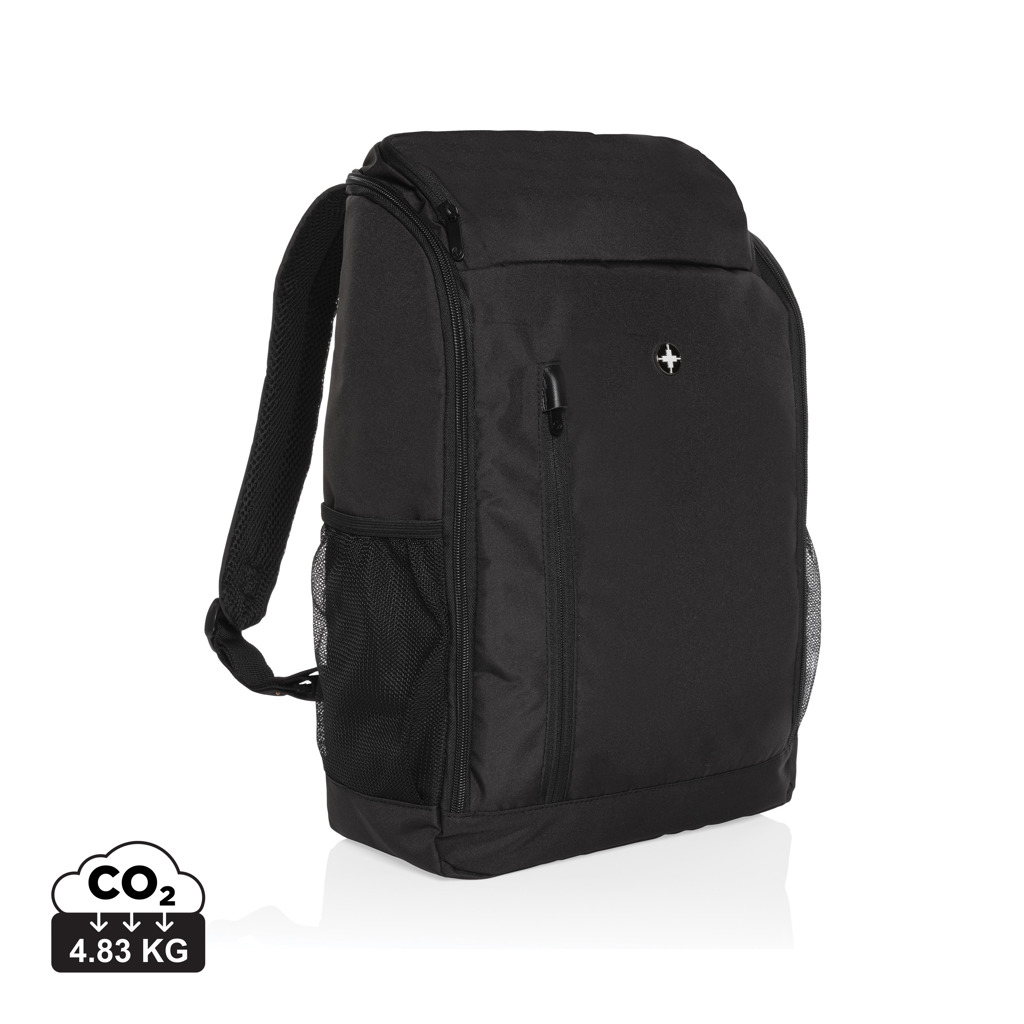 Mochila para portátil de 15.6" personalizada Swiss Peak AWARE moderna minimalista - Mochilas personalizadas - Regalo Promocional Personalizado