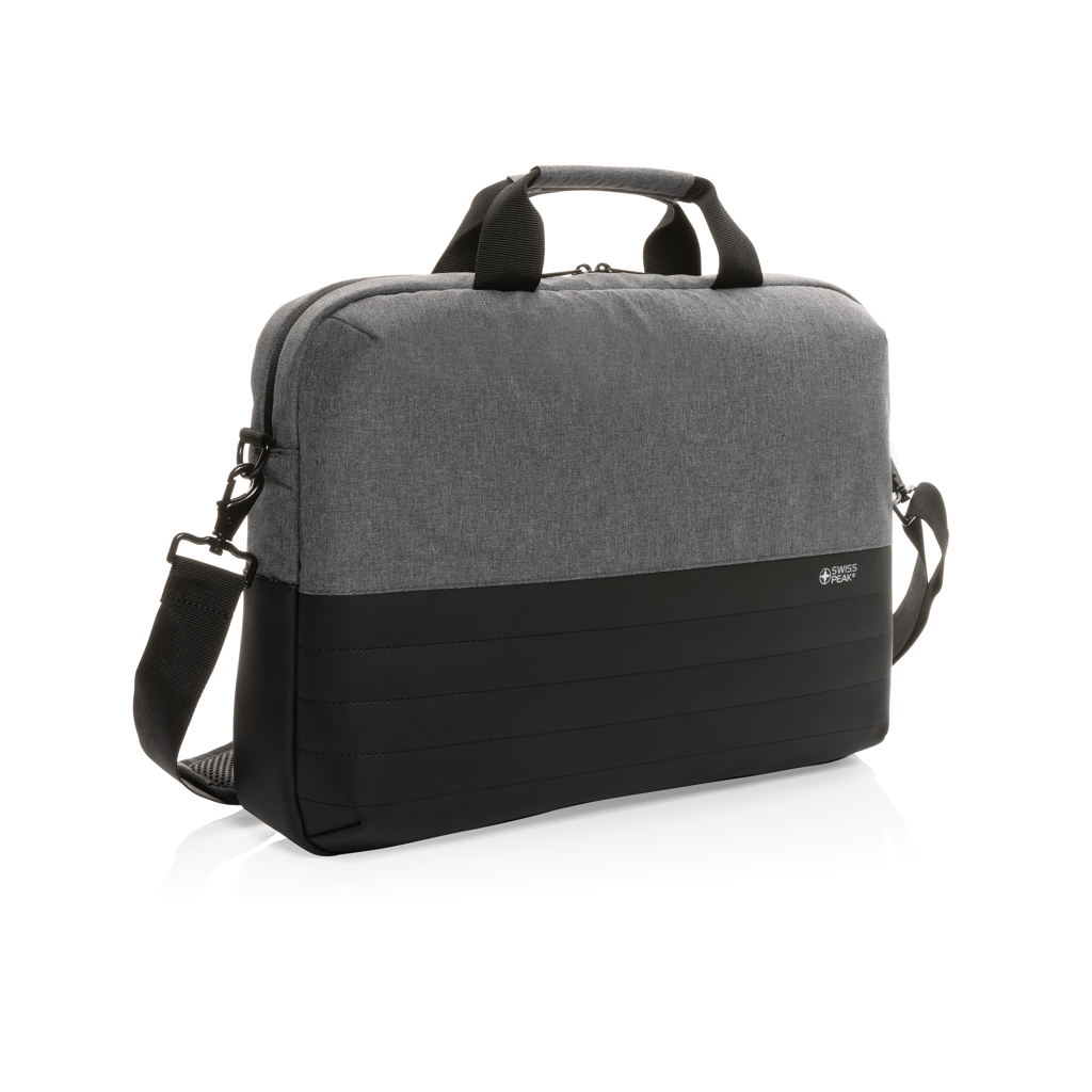 Maletín para portátil de 15,6" personalizado Swiss Peak AWARE con RFID - Maletines personalizados - Regalo Promocional Personalizado - vista alternativa