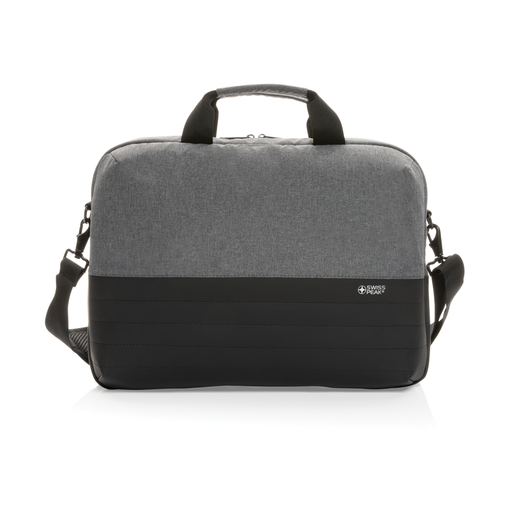 Maletín para portátil de 15,6" personalizado Swiss Peak AWARE con RFID - Maletines personalizados - Regalo Promocional Personalizado - imagen 3