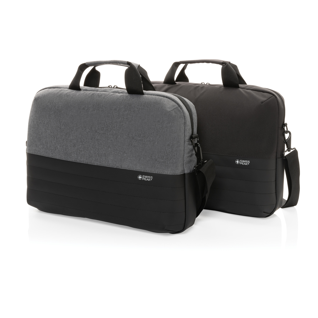 Maletín para portátil de 15,6" personalizado Swiss Peak AWARE con RFID - Maletines personalizados - Regalo Promocional Personalizado - imagen 7