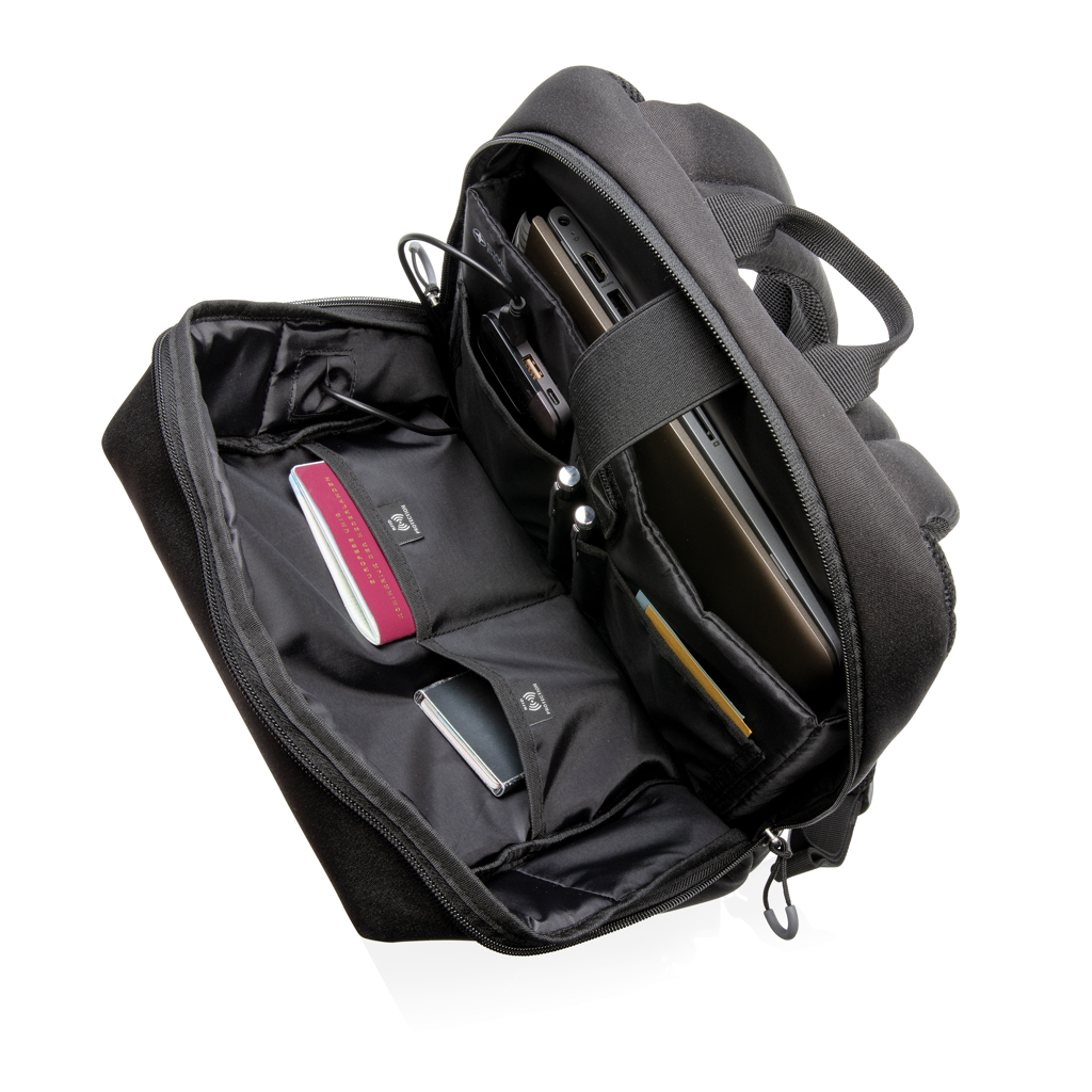 Mochila personalizada Swiss Peak AWARE para portátil con RFID y USB A - Mochilas personalizadas - Regalo Promocional Personalizado - imagen 11