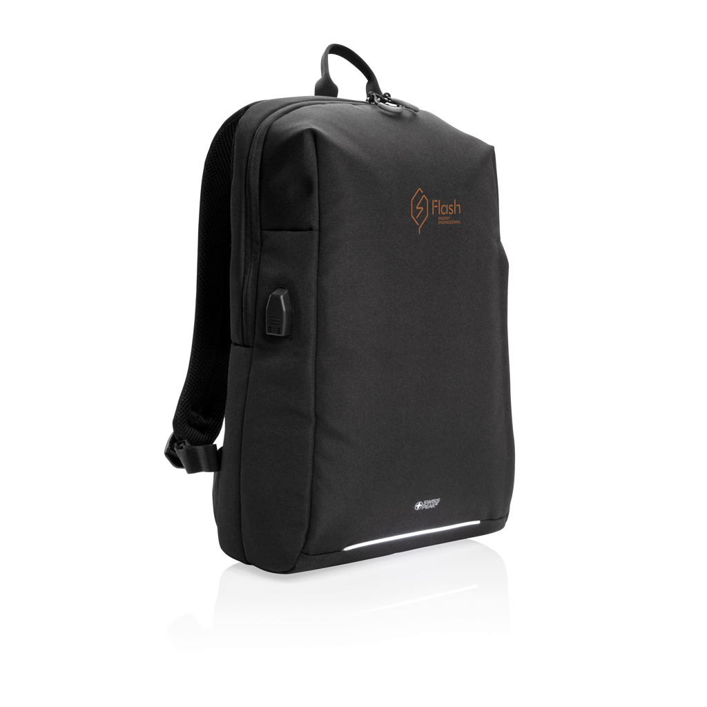 Mochila personalizada Swiss Peak AWARE para portátil con RFID y USB A - Mochilas personalizadas - Regalo Promocional Personalizado - imagen 12