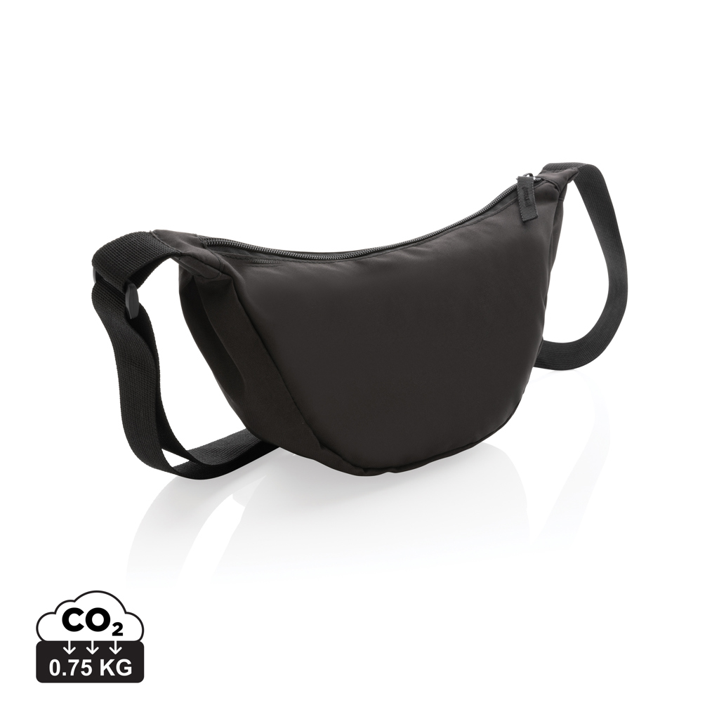 Bandolera unisex personalizada Crescent Aware RPET ajustable - Riñoneras personalizadas - Regalo Promocional Personalizado