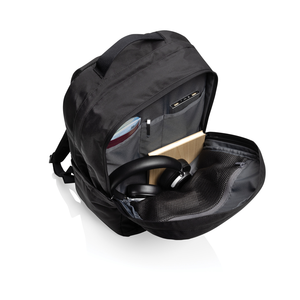 Mochila para portátil de 15,6" personalizada SP Aware RPET Edin 100% reciclada - Mochilas personalizadas - Regalo Promocional Personalizado - imagen 7