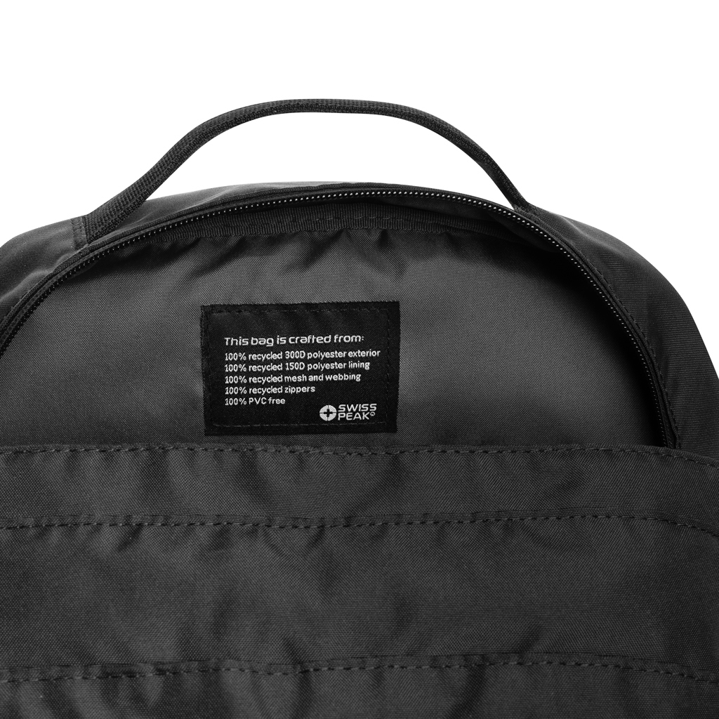 Mochila para portátil de 15,6" personalizada SP Aware RPET Edin 100% reciclada - Mochilas personalizadas - Regalo Promocional Personalizado - imagen 9