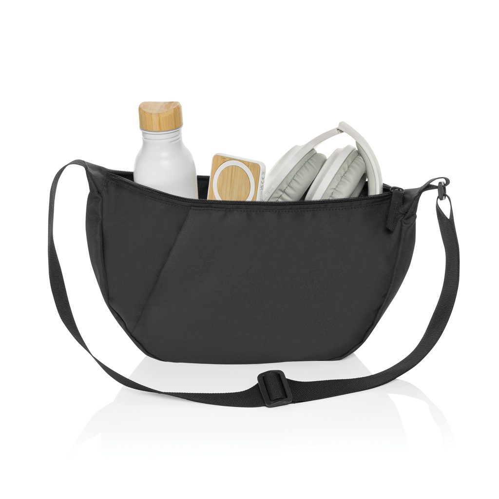 Bolsa bandolera de media luna Crescent XL AWARE™ RPET - Riñoneras personalizadas - Regalo Promocional Personalizado - imagen 5