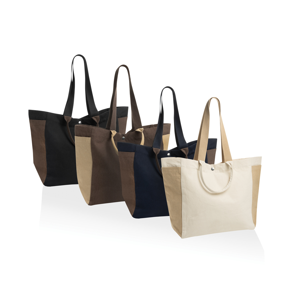 Bolsa de compra BEAU AWARE™ de lona reciclada 400 g/m² - Tote Bags personalizadas - Regalo Promocional Personalizado - imagen 6