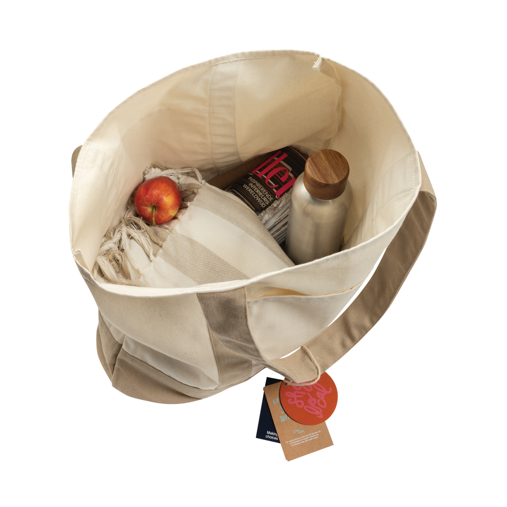 Bolsa tela de algodón reciclado 350 g/m² SHOP LOCAL AWARE™ - Tote Bags personalizadas - Regalo Promocional Personalizado - imagen 4