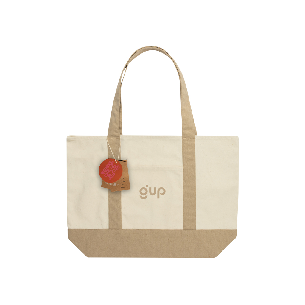 Bolsa tela de algodón reciclado 350 g/m² SHOP LOCAL AWARE™ - Tote Bags personalizadas - Regalo Promocional Personalizado - imagen 5