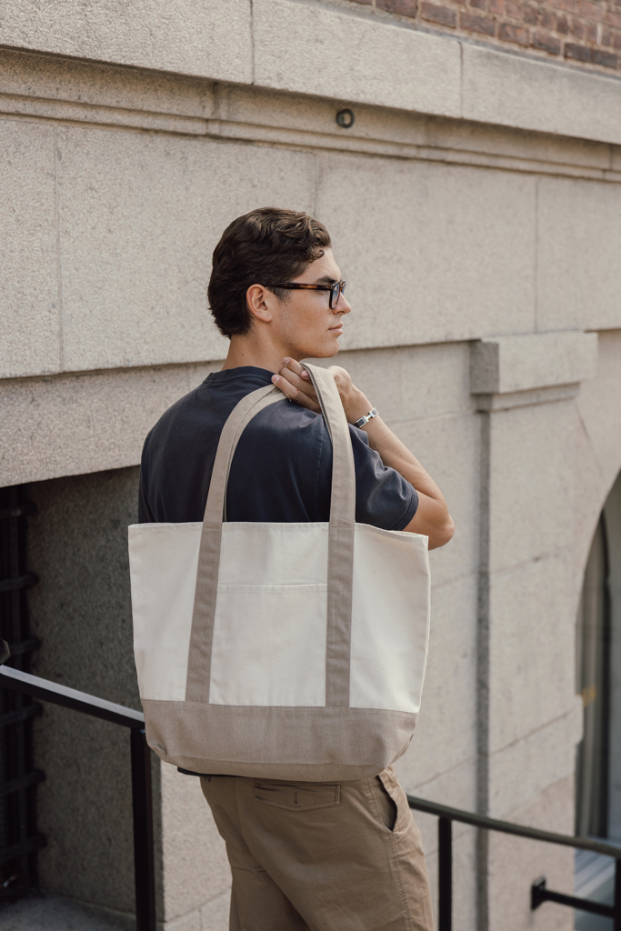 Bolsa tela de algodón reciclado 350 g/m² SHOP LOCAL AWARE™ - Tote Bags personalizadas - Regalo Promocional Personalizado - imagen 9