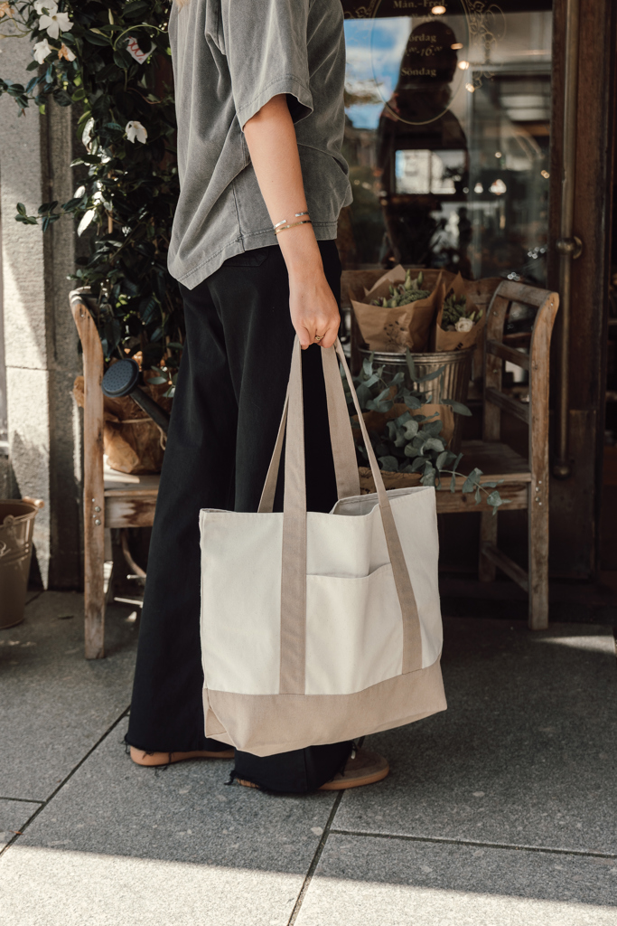 Bolsa tela de algodón reciclado 350 g/m² SHOP LOCAL AWARE™ - Tote Bags personalizadas - Regalo Promocional Personalizado - imagen 10