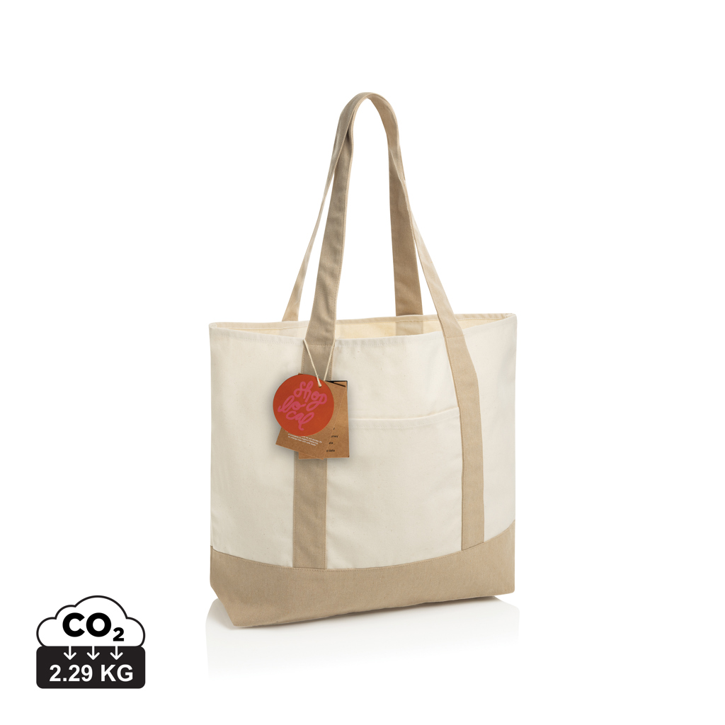 Bolsa tela de algodón reciclado 350 g/m² SHOP LOCAL AWARE™ - Tote Bags personalizadas - Regalo Promocional Personalizado