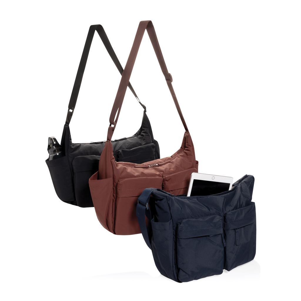 Bolso cruzado acolchado de nailon reciclado KENTO URBAN RCS - Novedades - Regalo Promocional Personalizado - imagen 7