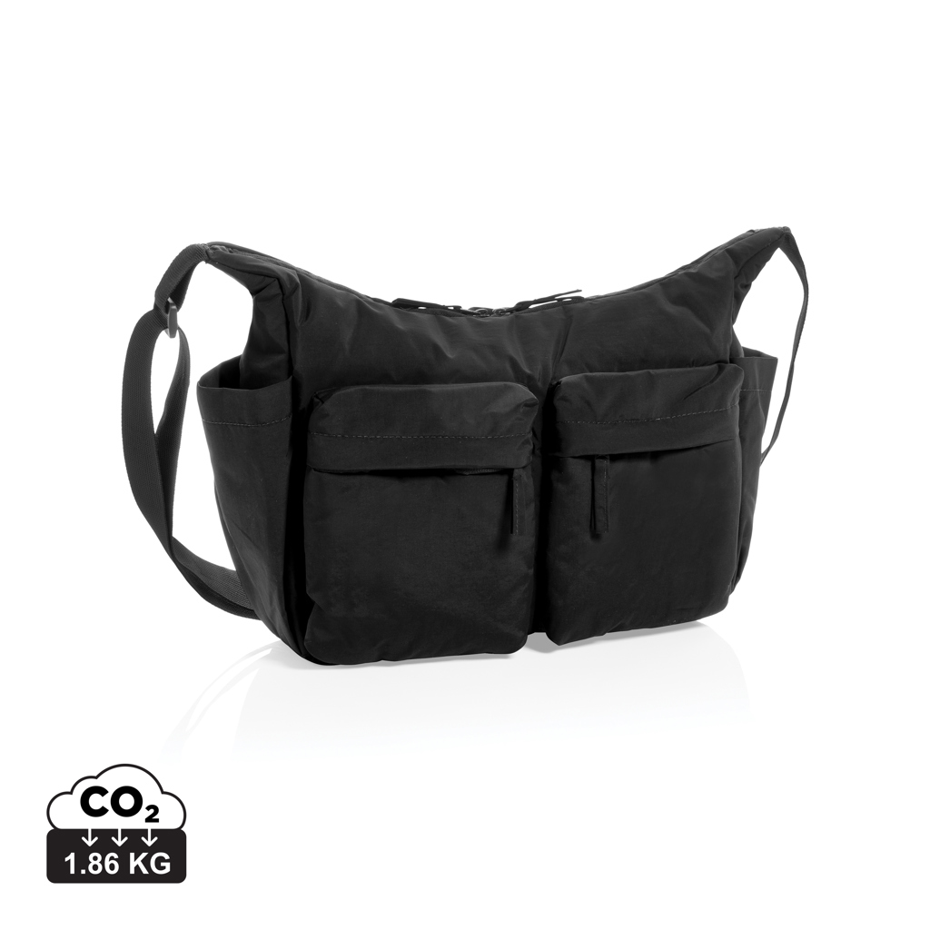 Bolso cruzado acolchado de nailon reciclado KENTO URBAN RCS - Novedades - Regalo Promocional Personalizado