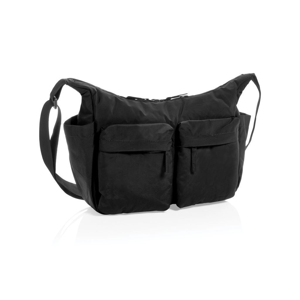 Bolso cruzado acolchado de nailon reciclado KENTO URBAN RCS - Novedades - Regalo Promocional Personalizado
