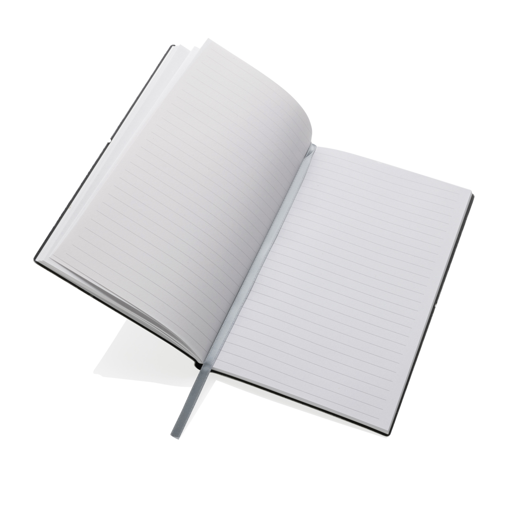 Libreta A5 de cuero reciclado GRS - Oficina - Regalo Promocional Personalizado - imagen 4