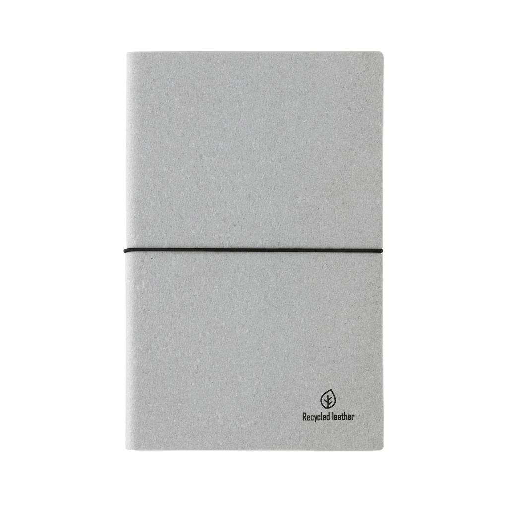 Libreta A5 de cuero reciclado GRS - Oficina - Regalo Promocional Personalizado - imagen 5